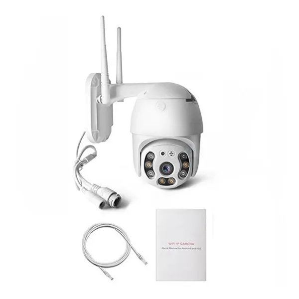 Cámara de Seguridad 360° WiFi HD - Visión Nocturna & Control Remoto