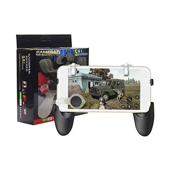 Gamepad 5 en 1 para Celular - Gatillos + Joystick + Base - Imagen 2
