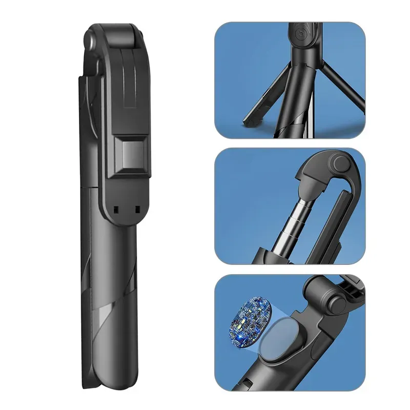 Trípode Bastón Selfie Bluetooth Pro - 76cm Extensible - Imagen 5