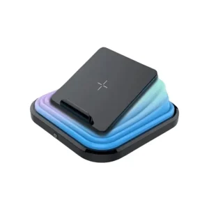 Cargador Inalámbrico LED Retráctil 10W - USB-C & Carga Rápida