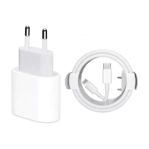 Cargador Rápido 20W para iPhone - USB-C a Lightning