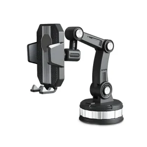 Soporte para Teléfono de Super Absorción | 360° Giratorio, Ventosa Ultra Fuerte y Brazo Telescópico