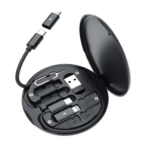 Kit Data Cable Set 60W - 5 en 1 USB-C/MicroUSB/Lightning