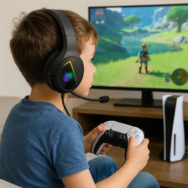 Onikuma X2 RGB - Audífonos Gamer con Micrófono & Sonido Envolvente - Imagen 4