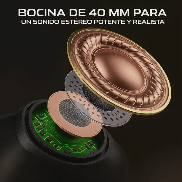 Audífonos Gamer Onikuma K19 RGB - Sonido Envolvente & Micrófono Cancelación de Ruido - Imagen 3