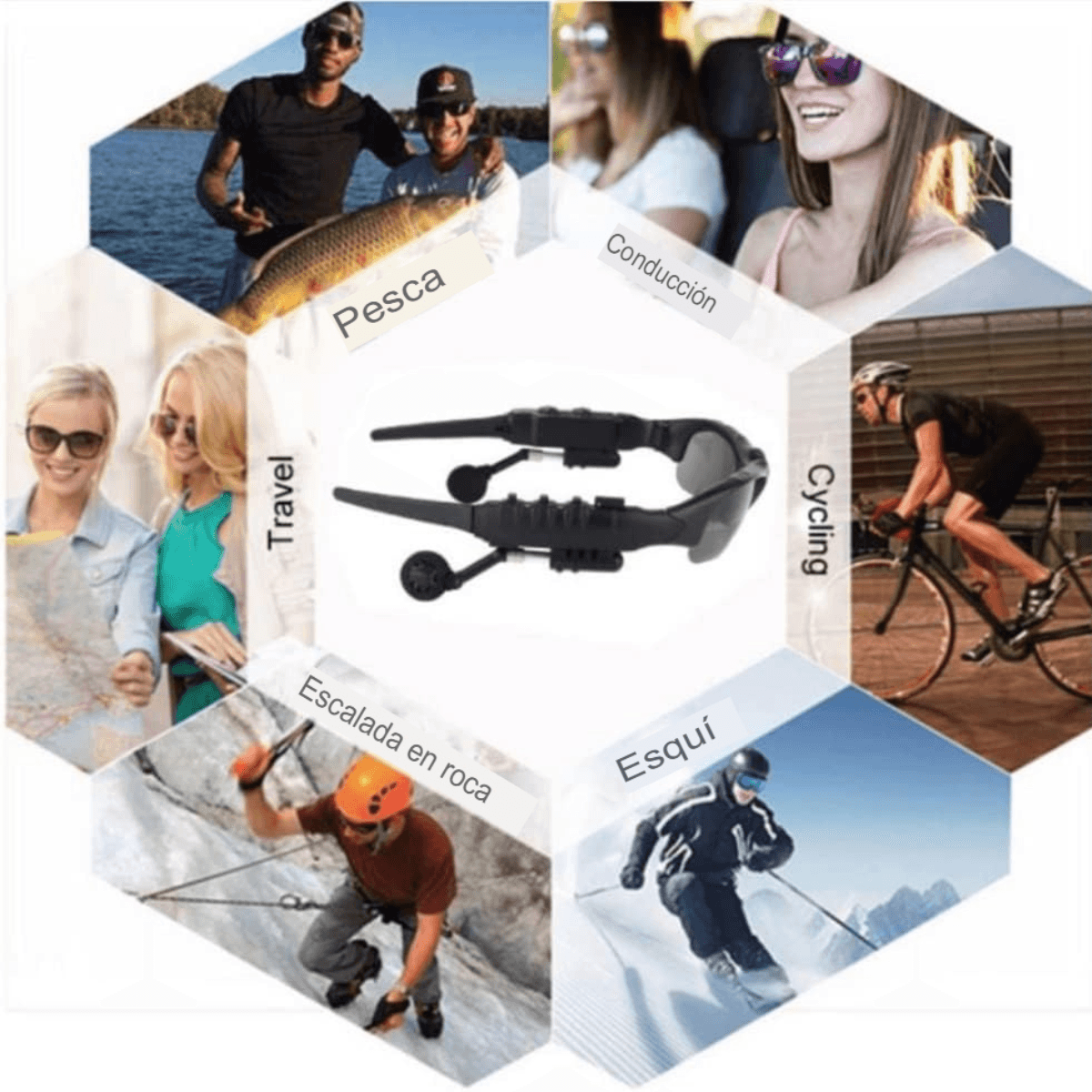 Gafas de Sol con Audio Bluetooth – Estilo y Tecnología en un Solo Producto - Imagen 4